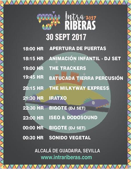 El festival IntraRiberas vuelve el sábado 30 a Alcalá de Guadaíra