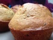 Mantecadas saludables plátano cacao nibs