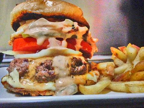 Hamburguesa de Ternera con Salsa Barbacoa