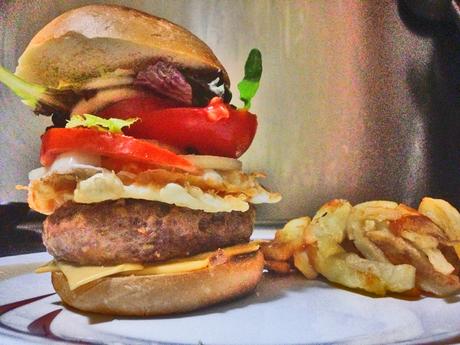 Hamburguesa de Ternera con Huevo Frito