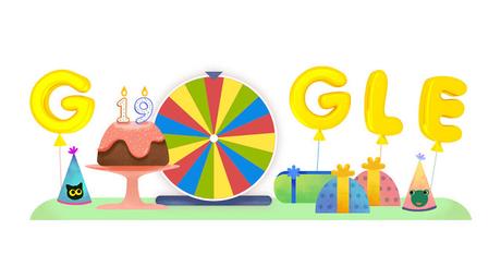 Google celebra sus 19 años con un 'doodle' especial