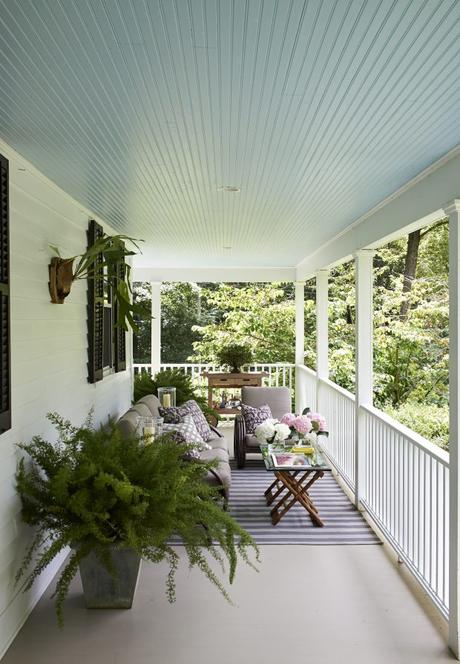 terraza campestre chic