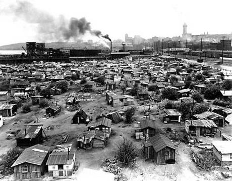 Resultado de imagen de barrios de chabolas tras la crisis de 1929