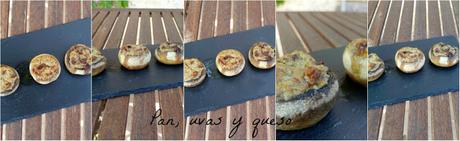 Champiñones rellenos de mozzarella y tomates secos (tradicional o Thermomix) Champiñones rellenos de mozzarella y tomates secos (tradicional o Thermomix)