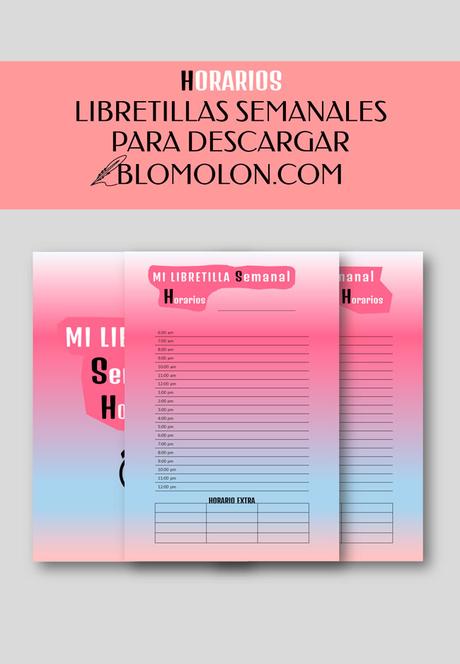 Libretillas Semanales Para Descargar