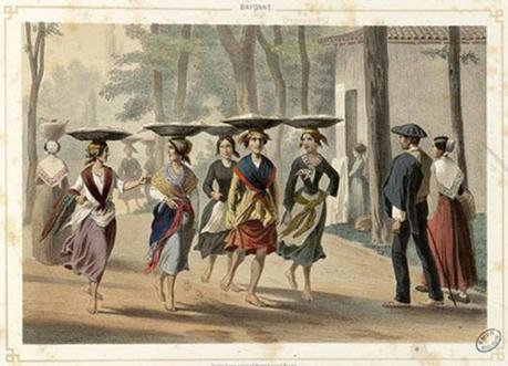 Mujeres vascas en Bayona (1852)