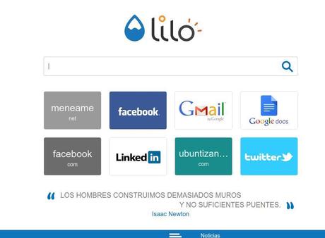 lilo, el buscador alternativo a Google que ayuda a financiar proyectos sociales y medioambientales.