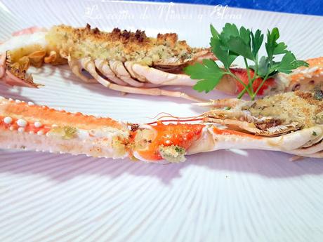 Cigalas al horno