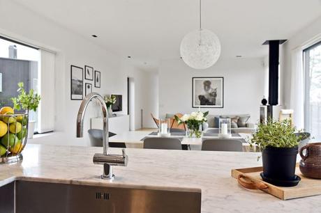 Ganar en amplitud con una cocina abierta al salón