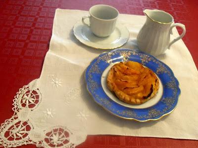 Hojaldre de mandarina con crema pastelera y moscatel