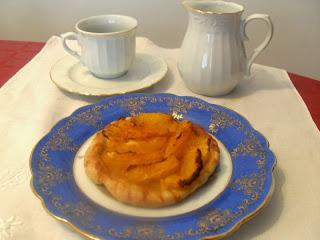 Hojaldre de mandarina con crema pastelera y moscatel