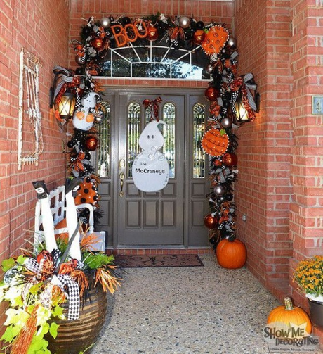 ideas para decorar tu puerta de Halloween