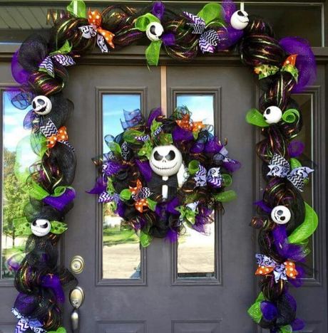 ideas para decorar tu puerta de Halloween