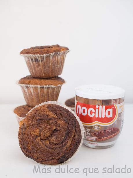 Muffins de Nocilla