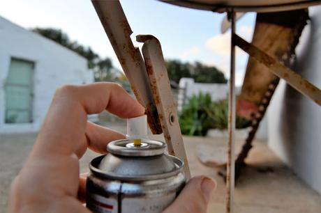 ANTES Y DESPUÉS DE UNA MESA DE HIERRO