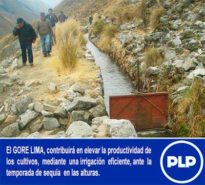 GORE LIMA PONE EN MARCHA MEJORAMIENTO DE SISTEMA DE RIEGO EN CAJATAMBO…