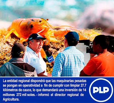 Respetando preservación del camarón: GORE LIMA  RETOMARA DESCOLMATACIÓN DEL RÍO CAÑETE...