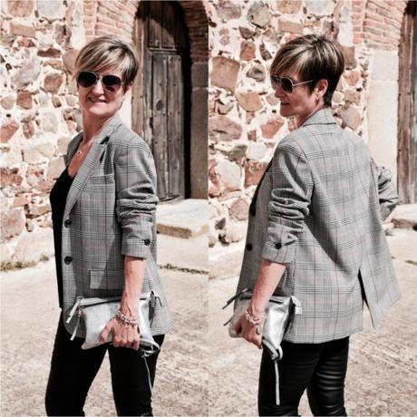 blazer cuadros gales