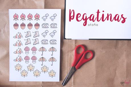 Freebie: Pegatinas de otoño