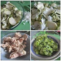 Tortilla de calabacín y atún en microondas Tortilla de calabacín y atún en microondas