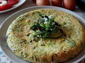 Tortilla calabacín atún microondas