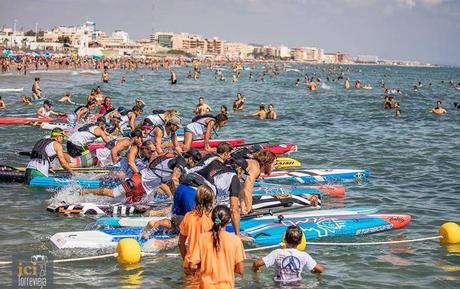 SUP-Race Torrevieja 2017 en La Mata.