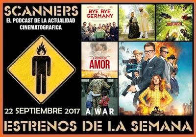 Estrenos de la Semana 22 Septiembre de 2017 por el Podcast Scanners