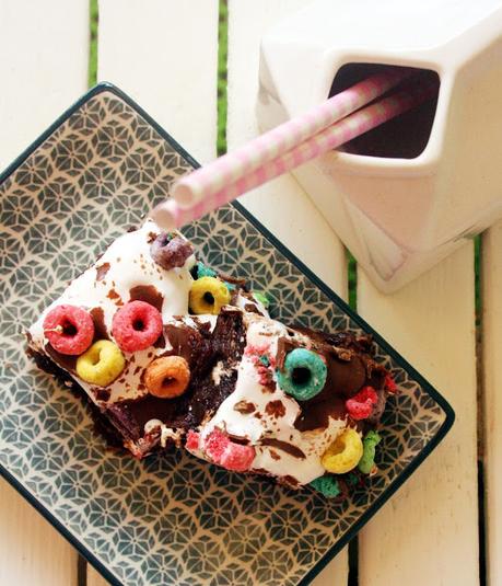 Brownie Marshmallow Crunch Bars Brownie Marshmallow Crunch Bars