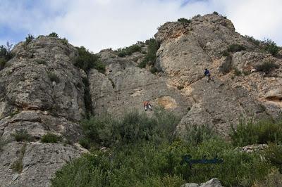 Via Chani a la Falconera (130mt, V )Garraf