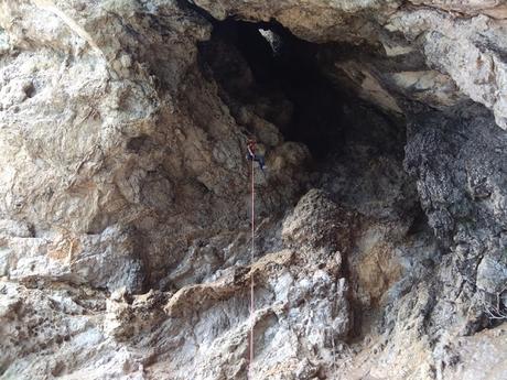 Via Chani a la Falconera (130mt, V )Garraf