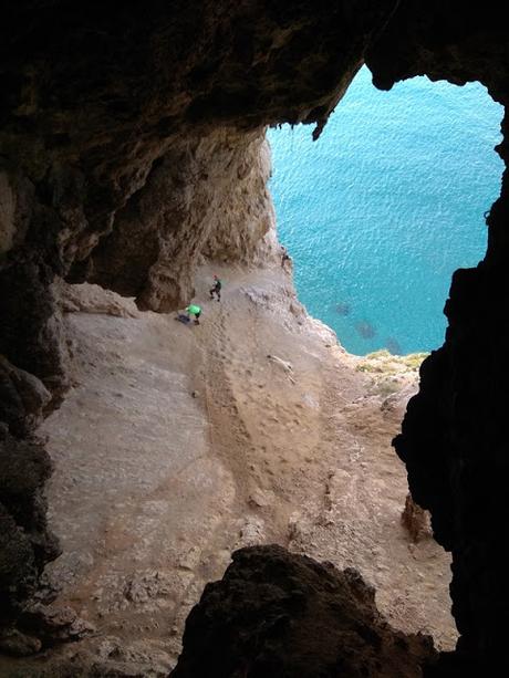 Via Chani a la Falconera (130mt, V )Garraf