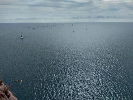 Via Chani a la Falconera (130mt, V )Garraf