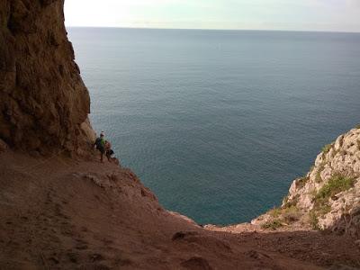 Via Chani a la Falconera (130mt, V )Garraf