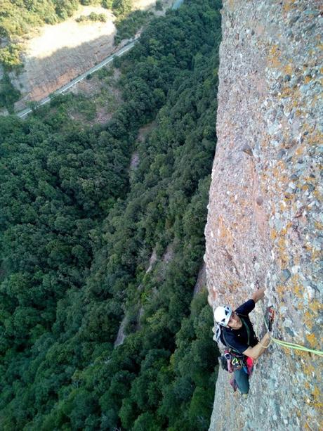 Escalada en Sant Llorenc del Munt, Vía La que Faltaba