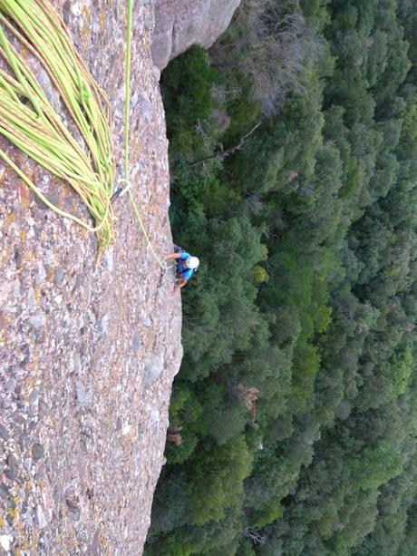 Escalada en Sant Llorenc del Munt, Vía La que Faltaba