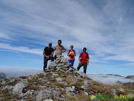 Ruta a PEÑA CHANA y PICOS BLANCOS desde VALLE DEL LAGO, SOMIEDO