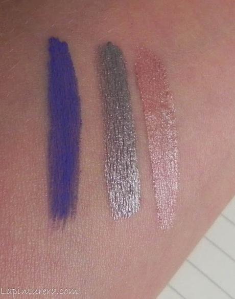 Compras Nyx y Catrice en Maquillalia: Haul y swatches 06 swatches eyeliner-sombra-labial nyx