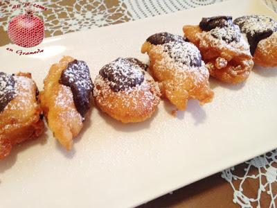 Buñuelos dulces al estilo de Dani García