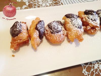 Buñuelos dulces al estilo de Dani García