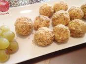 Bombones uvas queso frutos secos