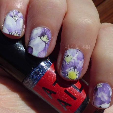 Floral Nail Water Decals