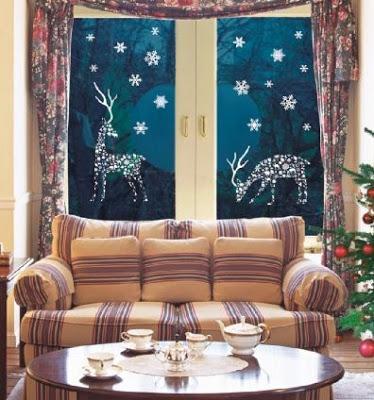 12 Ideas navideñas para decorar ventanas en esta navidad