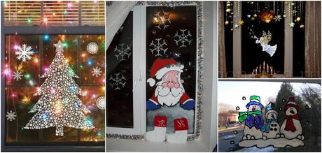 12 Ideas navideñas para decorar ventanas en esta navidad