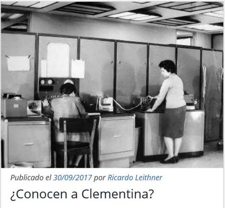 Clementina, el Museo de Informática y la //ADICRA Clementina, el Museo de Informática y la //ADICRA