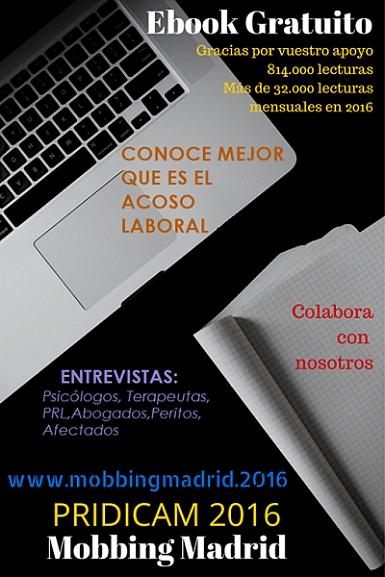 #PRIDICAM #MobbingMadrid Ebook Gratuito Conoce mejor que es el #AcosoLaboral