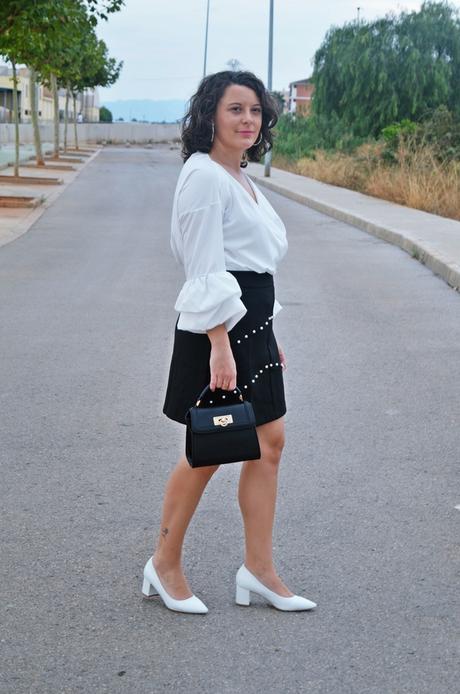 Blusa mangas abullonadas