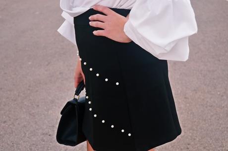 Blusa mangas abullonadas