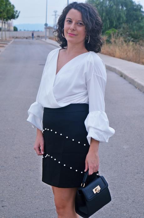 Blusa mangas abullonadas