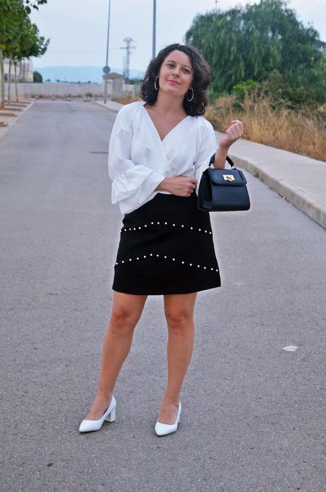 Blusa mangas abullonadas