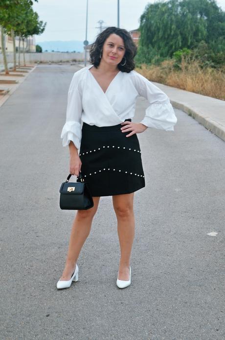 Blusa mangas abullonadas